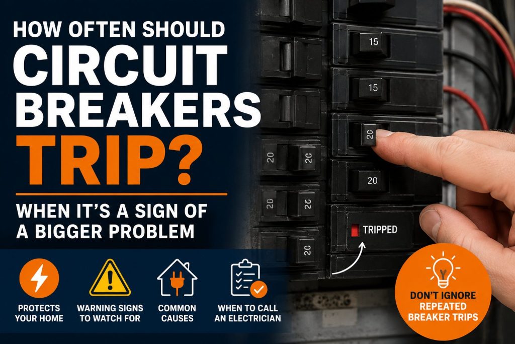 how often should a circuit breaker trip